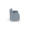 Lesro Siena Lounge Reception 3 Seat Tandem Seating No Center Arms, Brushed Steel, RS Rain Song Upholstery SN3101 - alternate 3